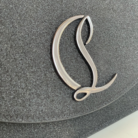 ❌SOLD❌Christian Louboutin Black Glitter Shoulder bag - Picture 5 of 13